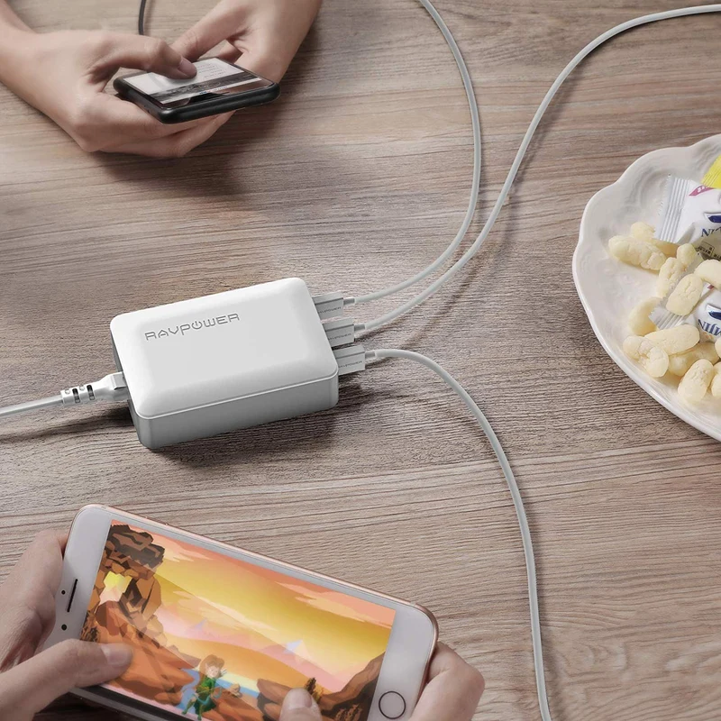 RAVPower 60W 12A 6-Port Desktop Charger RP-PC028