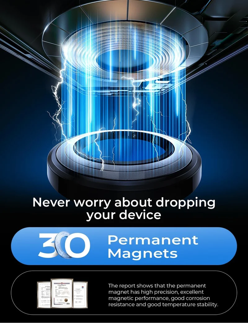 LISEN for MagSafe Car Mount [95% Increase Magnetism] Magnetic Phone Holders for Your Car,Car Accessories for Men Women Truck 360 Dashboard Vent Phone Mount for Garmin GPS Fit iPhone 16 15 14 13 12