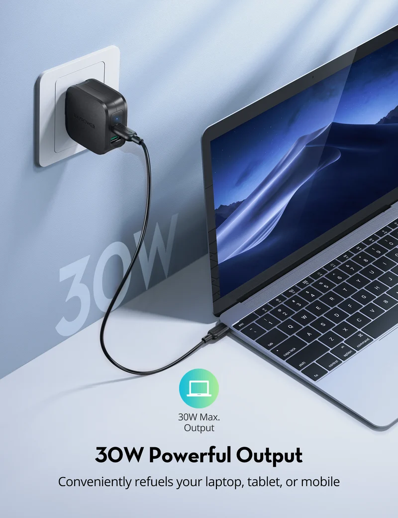 RP-PC144 USB Wall Charger 30W 8A 2-Port