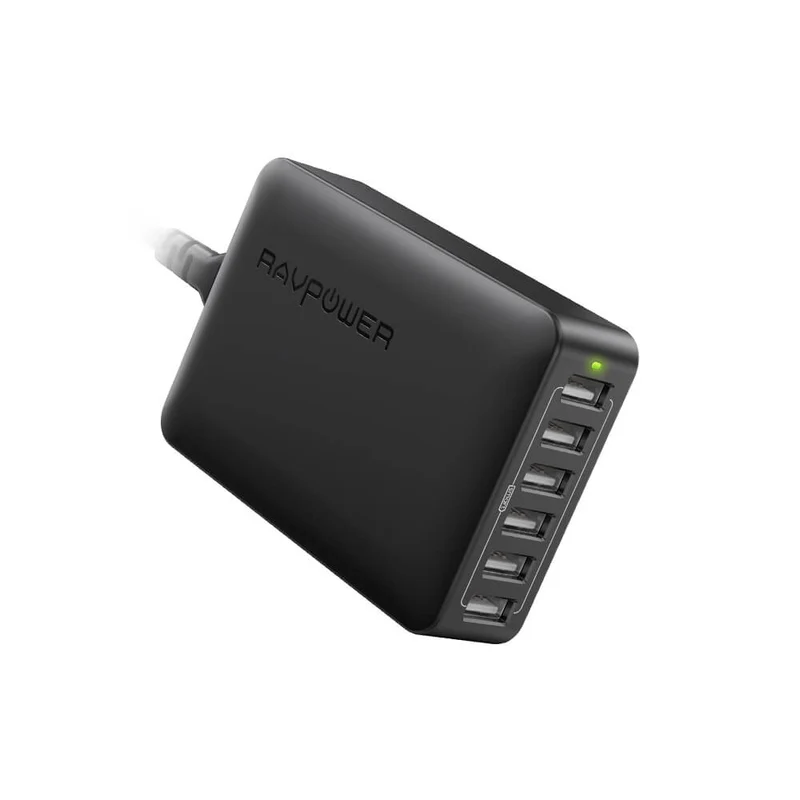 RAVPower 60W 12A 6-Port Desktop Charger RP-PC028