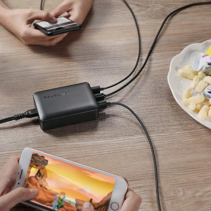 RAVPower 60W 12A 6-Port Desktop Charger RP-PC028