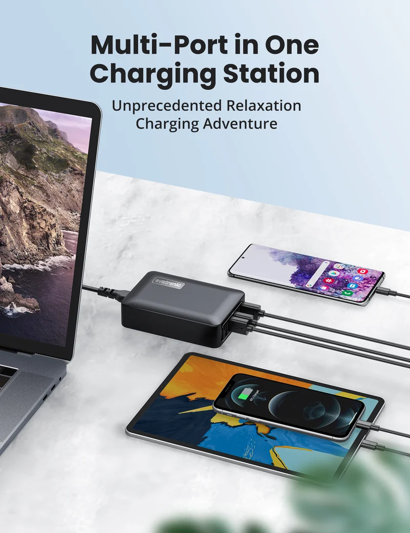 RAVPower PC013 60W 12A 6-Port USB Charger Block