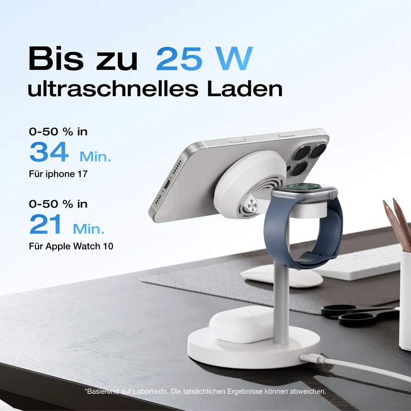 EcoFlow RAPID Mag Qi2 Wireless Charging Stand (3-in-1)