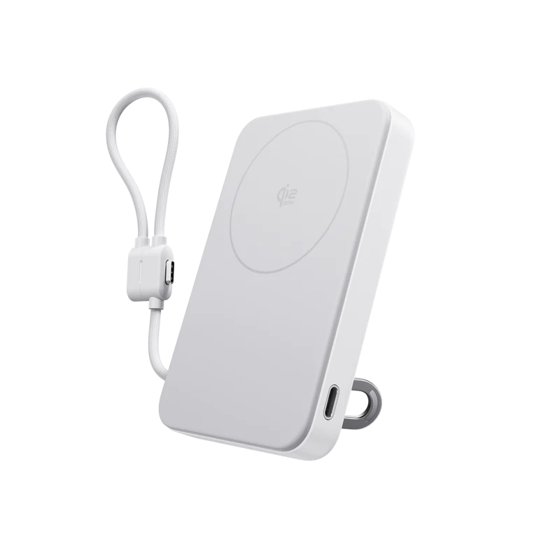 EcoFlow RAPID Mag Qi2.2 Powerbank (10.000 mAh, 25 W, integriertes USB-C Kabel)