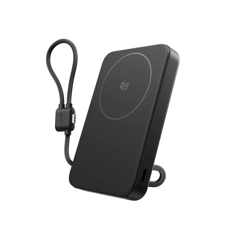 EcoFlow RAPID Mag Qi2.2 Powerbank (10.000 mAh, 25 W, integriertes USB-C Kabel)