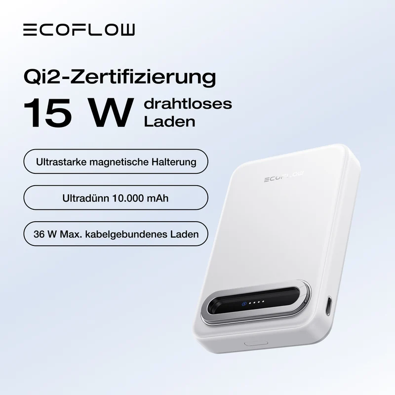 EcoFlow RAPID Mag Qi2 Powerbank (10.000 mAh, 15 W)