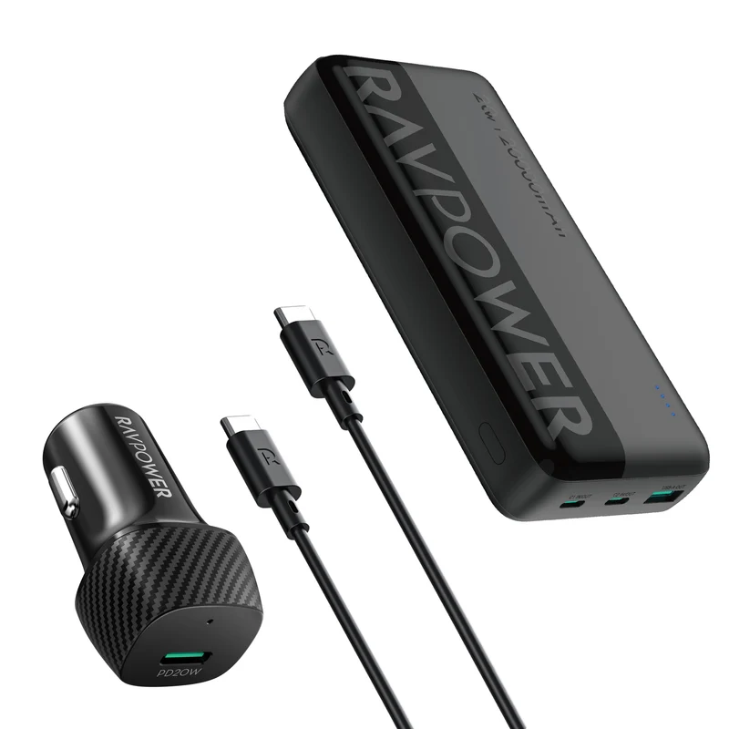 RAVPower RP-VC1015 Car Charger Combo
