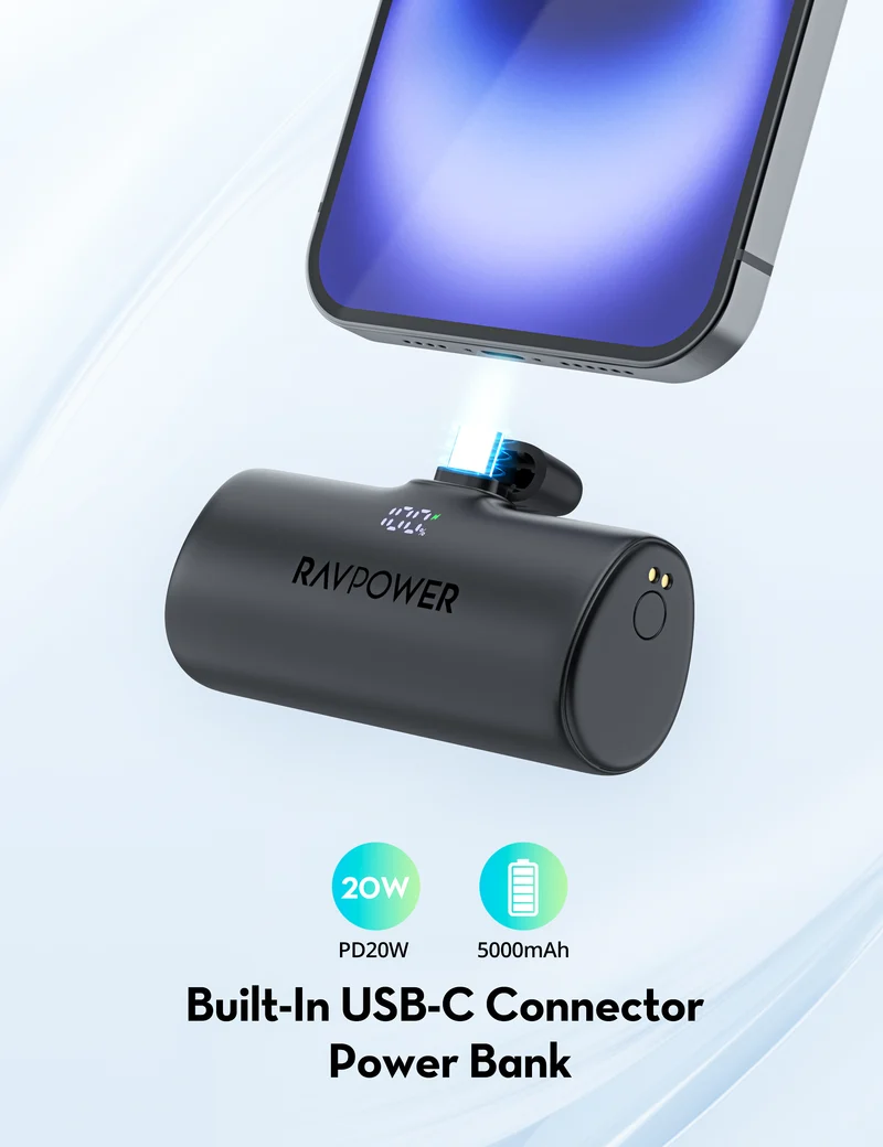 RP-PB1221 5000mAh Nano 20W USB-C Power Bank