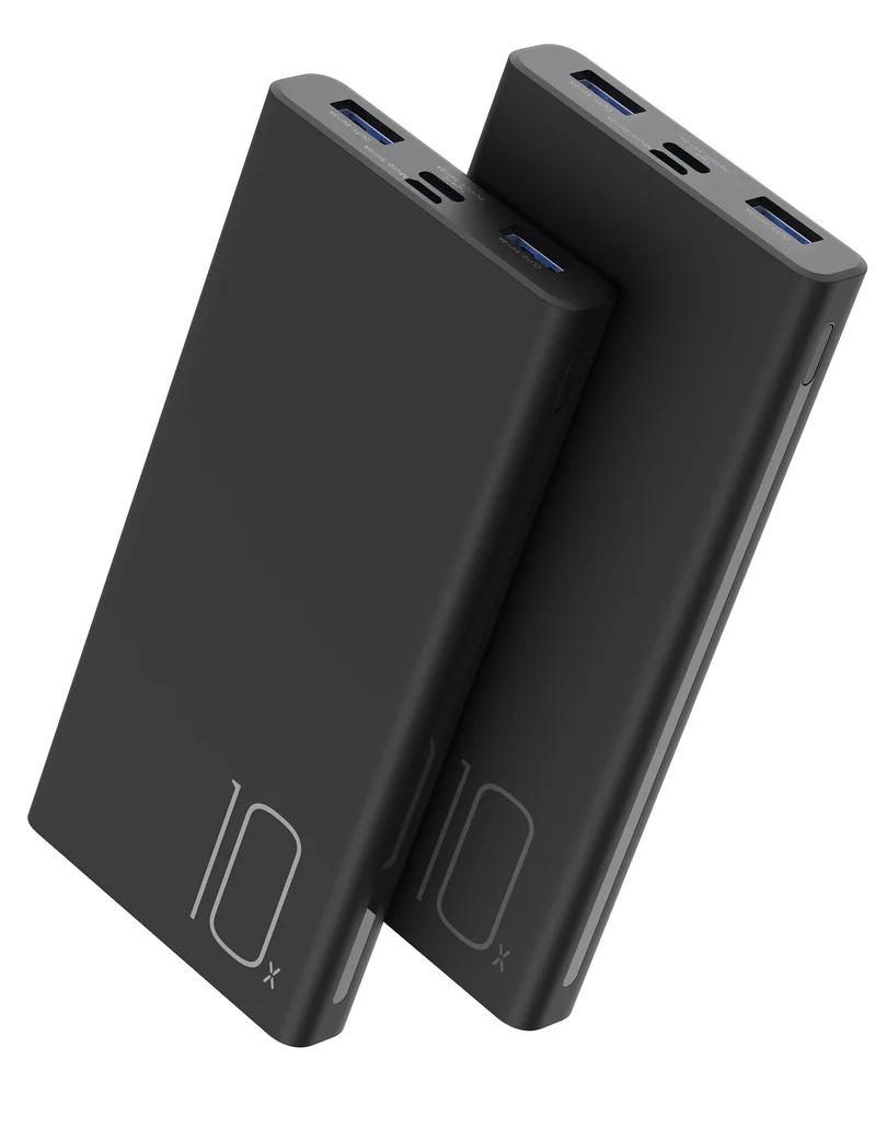 RAVPower AF-PB010 10000mAh 15W Power Bank with USB-C Charging 5V 3A, 2 Pcs