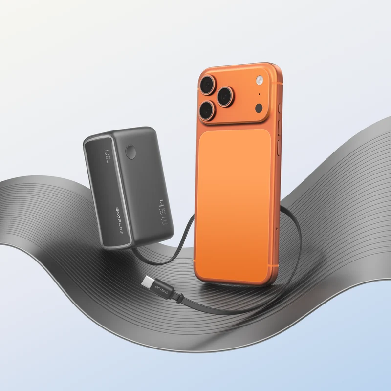 EcoFlow RAPID Powerbank (10K, 45W, ausziehbares Kabel)