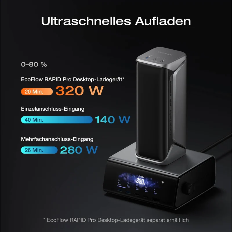 EcoFlow RAPID Pro X Powerbank (27 650mAh, 300 W)