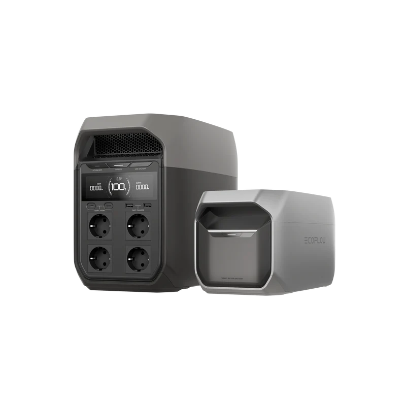EcoFlow DELTA 3 Serie + Intelligente Zusatzbatterie Bundle (Generalüberholt)