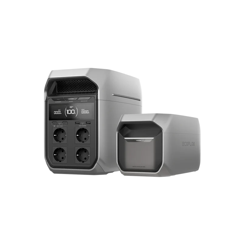 EcoFlow DELTA 3 Serie + Intelligente Zusatzbatterie Bundle (Generalüberholt)
