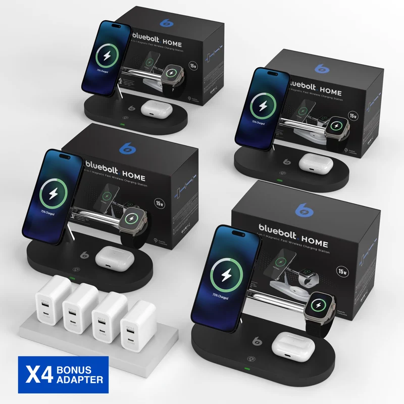 4 in 1 MagSafe Kabellose Ladestation Familienbundle