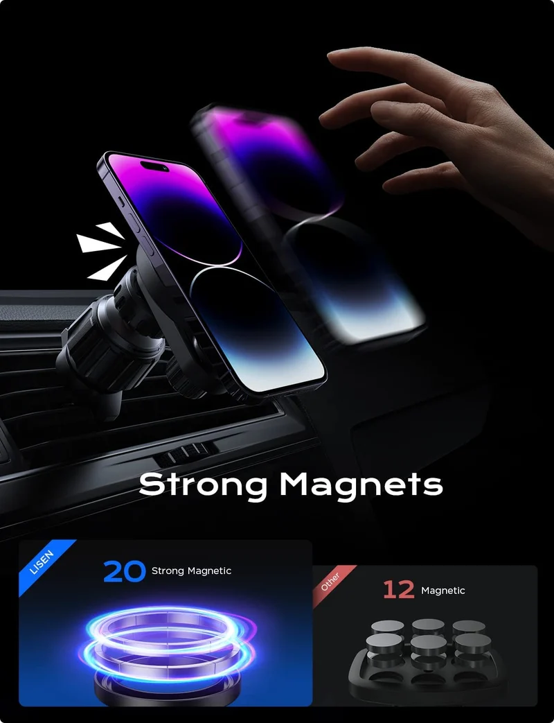 Lisen MagSafe Car Mount for iPhone