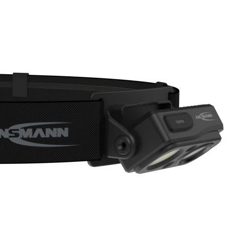 ANSMANN Stirnlampe HD1000RS wiederaufladbar, Schwarz