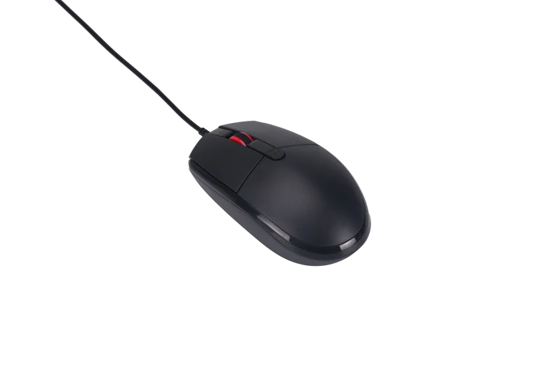 USB Maus - kabelgebunden - 4D - optisch - 1200 / 1600 / 2000 DPI - 150 cm Kabellänge - schwarz