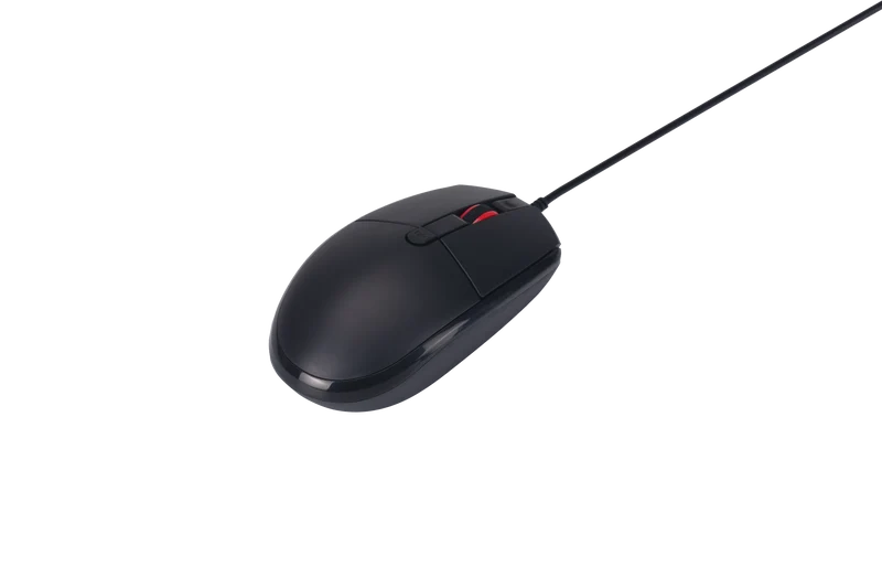 USB Maus - kabelgebunden - 4D - optisch - 1200 / 1600 / 2000 DPI - 150 cm Kabellänge - schwarz