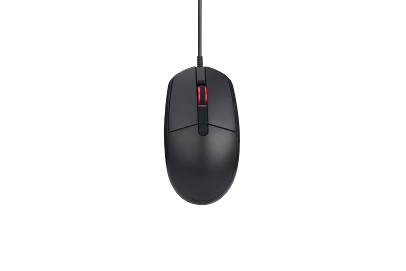 USB Maus - kabelgebunden - 4D - optisch - 1200 / 1600 / 2000 DPI - 150 cm Kabellänge - schwarz