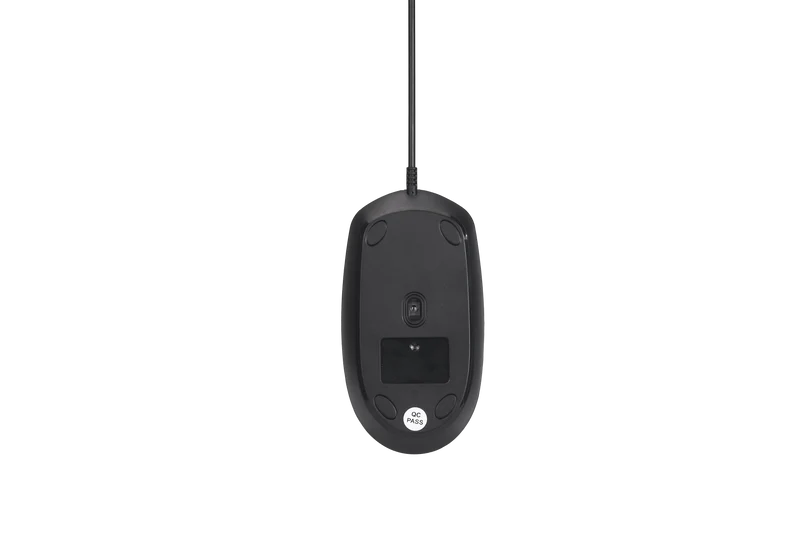 USB Maus - kabelgebunden - 4D - optisch - 1200 / 1600 / 2000 DPI - 150 cm Kabellänge - schwarz