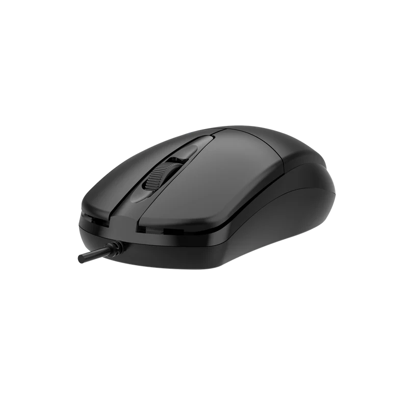 USB Maus - kabelgebunden - 3D - optisch - 1200 DPI - 135 cm Kabellänge - schwarz