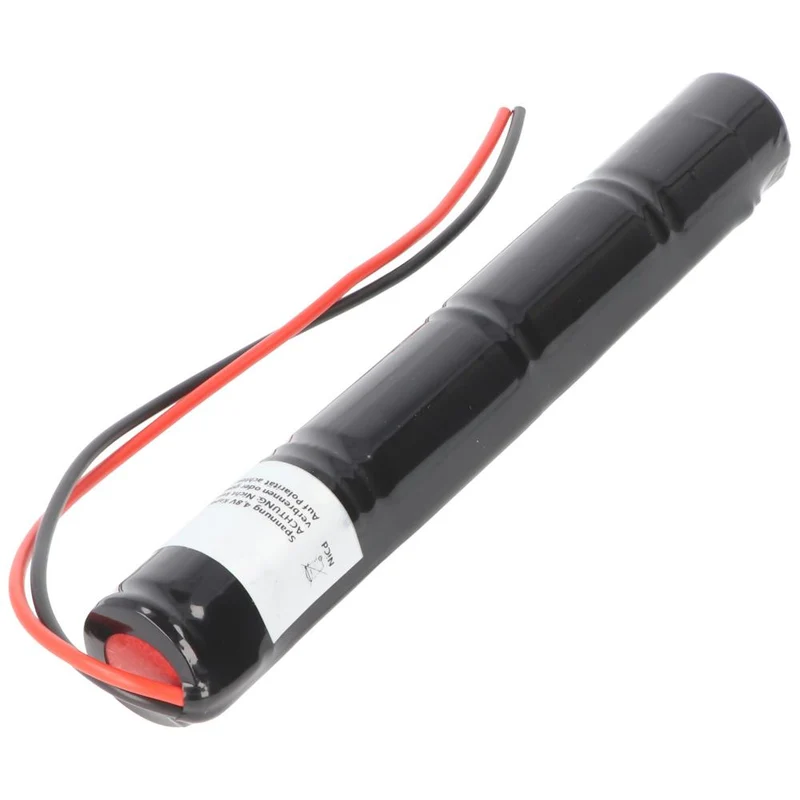 4,8V 1800mAh NiCd Notleuchtenakku L1x4 Sub-C Mit 200mm Kabel Einseitig