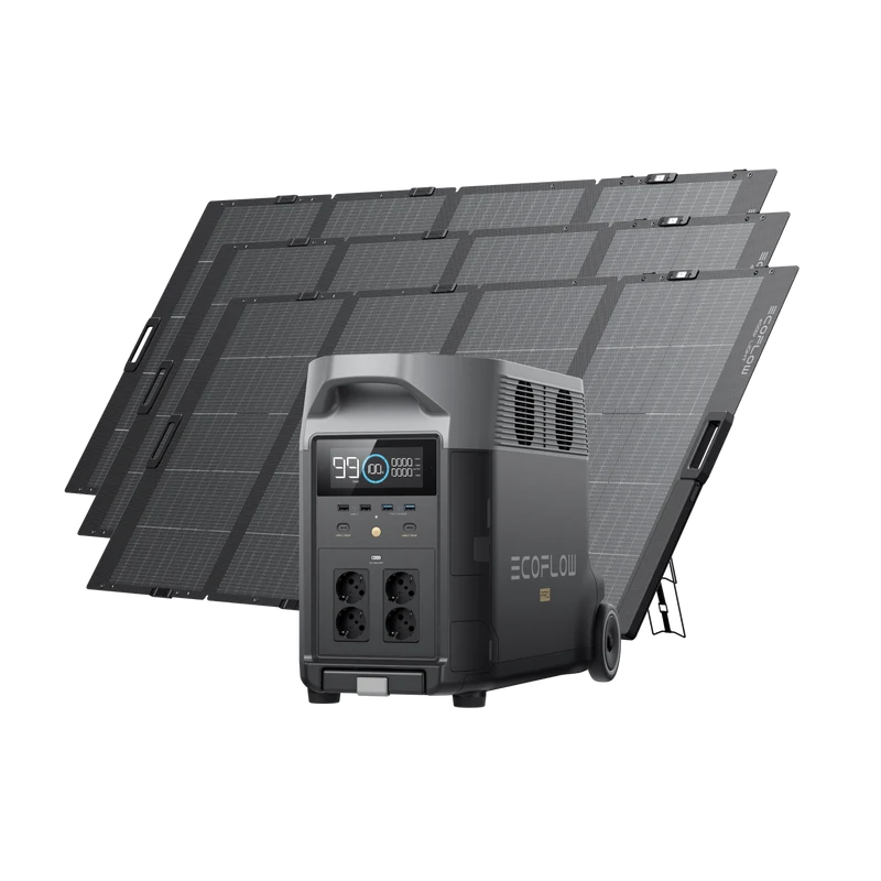 EcoFlow DELTA Pro Solargenerator (Tragbar PV400W)