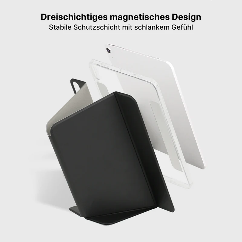 Touch Rutschfeste iPad-Hülle 3-lagiges magnetisch trennbares Design