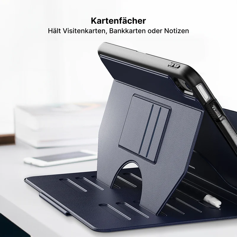 AirFlow Pro iPad-Hülle mit verstellbarem Ständer & Stifthalter