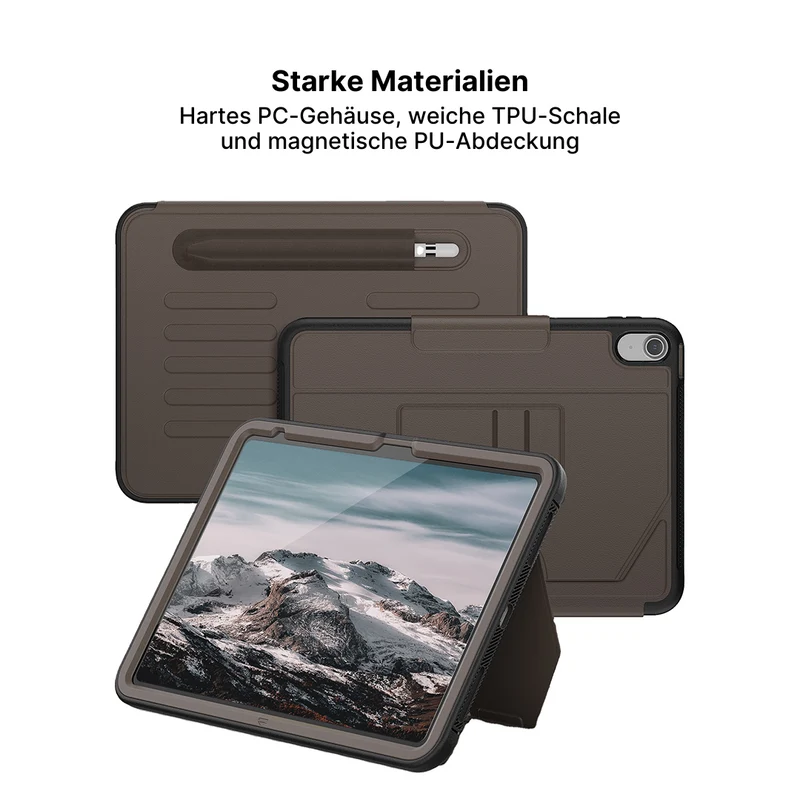 AirFlow Pro iPad-Hülle mit verstellbarem Ständer & Stifthalter