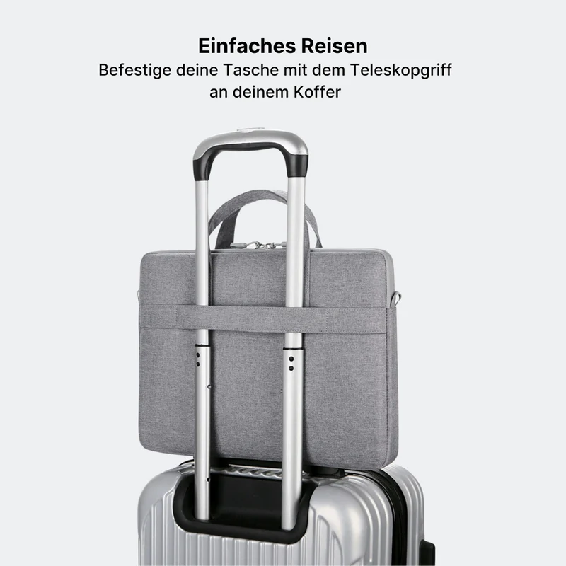 MiniTechPro Wasserdichte Laptoptasche mit weichem Futter