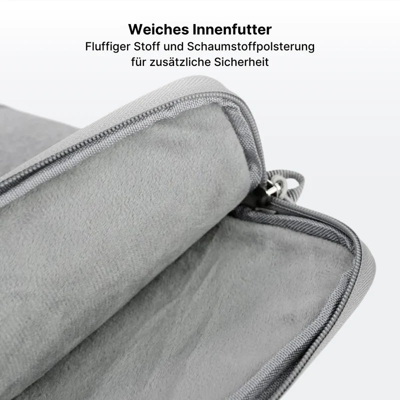 MiniTechPro Wasserdichte Laptoptasche mit weichem Futter