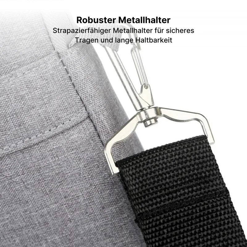 MiniTechPro Wasserdichte Laptoptasche mit weichem Futter