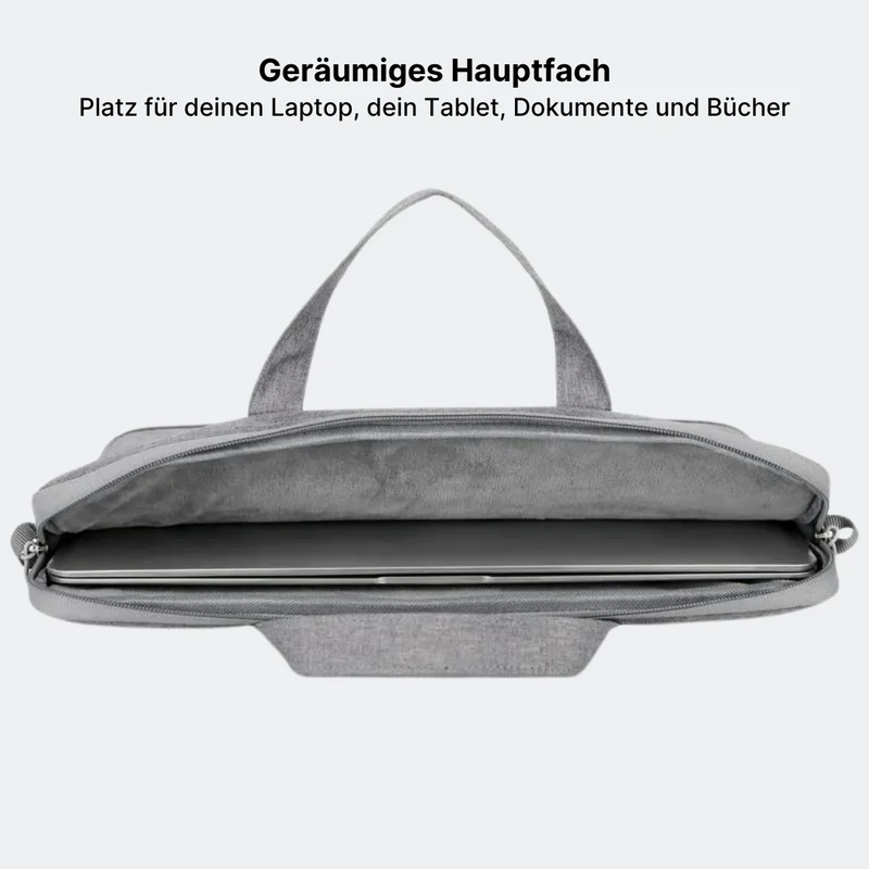 MiniTechPro Wasserdichte Laptoptasche mit weichem Futter