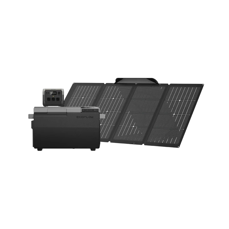 EcoFlow GLACIER + RIVER 2 Pro + 220W Bifaziales Solarpanel