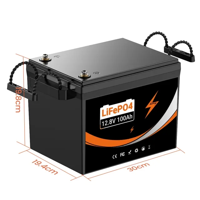 【EU-Lagerbestand】U206 12.8 V 100 Ah wiederaufladbarer LiFePO4-Li-Ionen-Akku mit hoher Zyklenfestigkeit (ohne Ladegerät) für Outdoor-Einsätze, Wohnmobile, Zelte, LKWs, Camper und als Energiespeicher im Haushalt