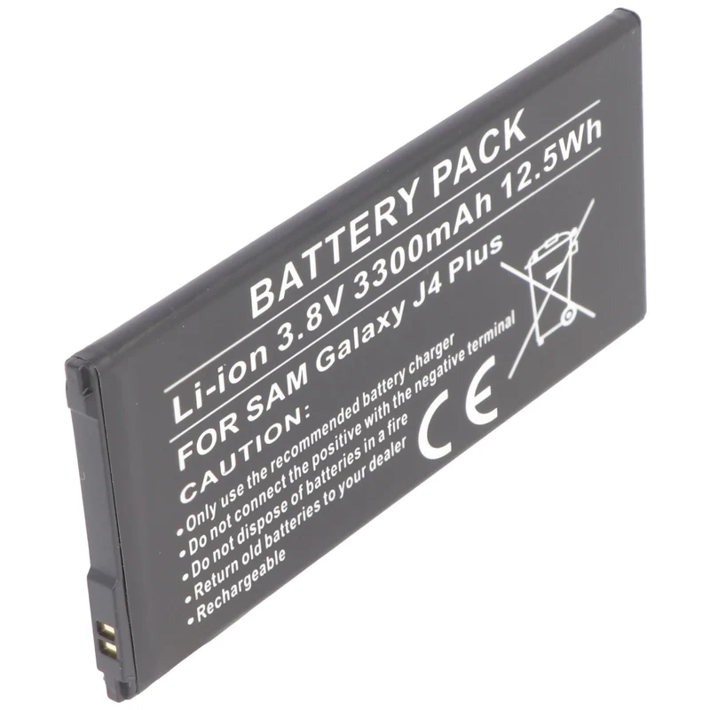 AccuCell Akku passend für Samsung Galaxy J4 Plus Li-Polymer Akkutyp EB-BG610ABA, EB-BG610ABE, EB-BG611ABE, GH82-17872A