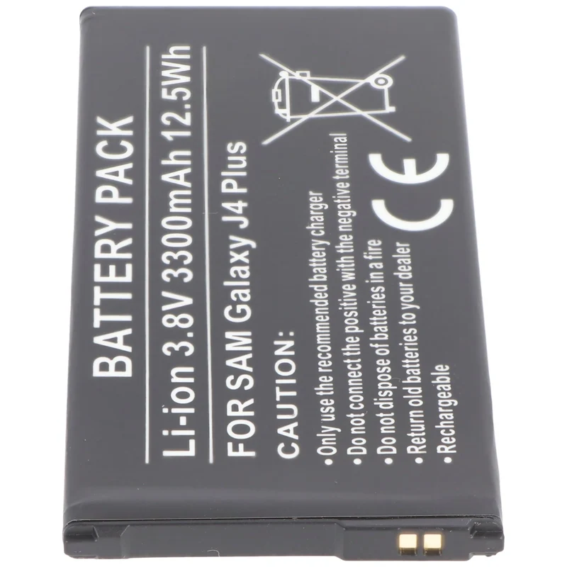 AccuCell Akku passend für Samsung Galaxy J4 Plus Li-Polymer Akkutyp EB-BG610ABA, EB-BG610ABE, EB-BG611ABE, GH82-17872A