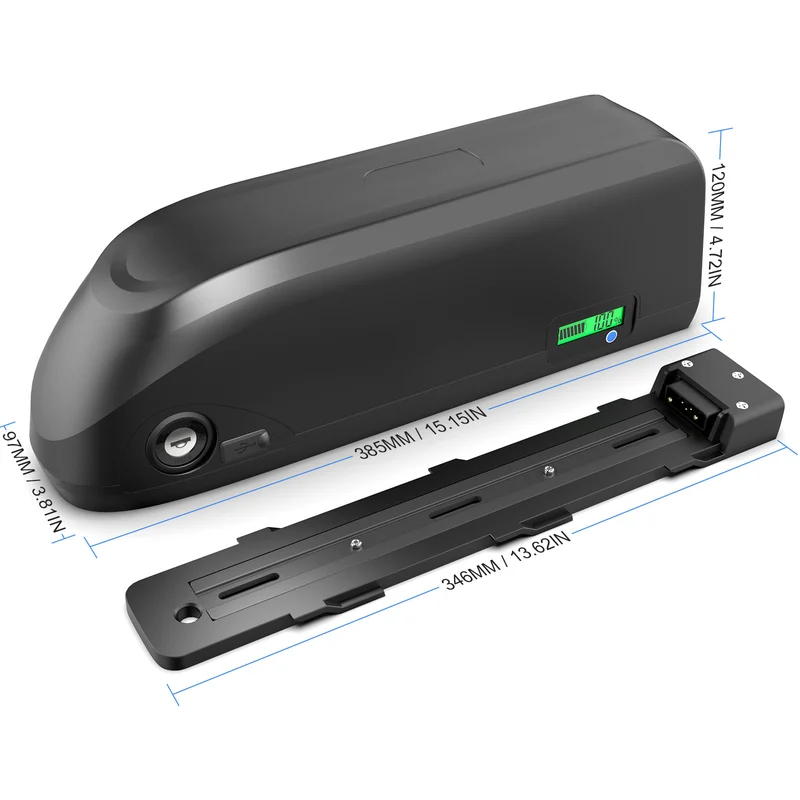 【USA-LAGER】U009 48V 20Ah BMS50A LG5200 Samsung 5000mAh Zellen Li-Ion E-Bike-Akku für 0-1500W Motoren mit 3A Ladegerät
