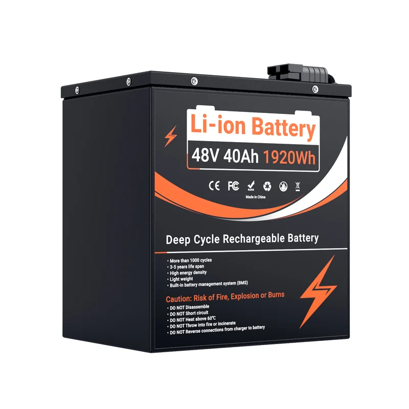 【EU-Lager】U003 48V 40A BMS50A 13S1P LiFePO4-Akku (ohne Ladegerät) Passend für 0-1800W Fahrräder, Motorräder und Dreiräder
