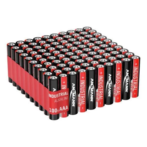 ANSMANN Industrial Alkaline-Batterien Micro AAA / LR03 1,5 V – 100er Pack