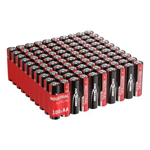 ANSMANN Industrial Alkaline-Batterien Mignon AA / LR6 1,5 V – 100er Pack