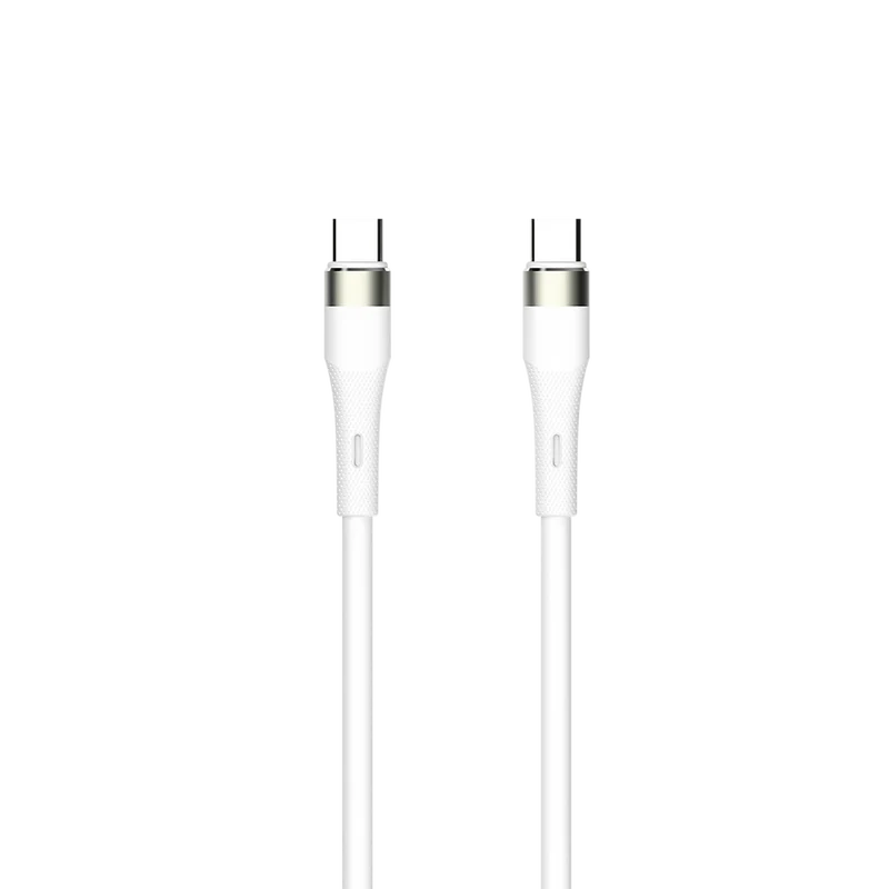 USB Datenkabel - USB Type-C auf USB Type-C - Soft Touch Silikon - 120 cm - verschiedene Farben