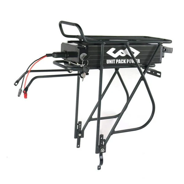 【EU-LAGER】T032 48V 15Ah BMS30A Chinesische 2500mAh-Zellen mit 2A-Ladegerät E-Bike-Akku / mit Gepäckträger