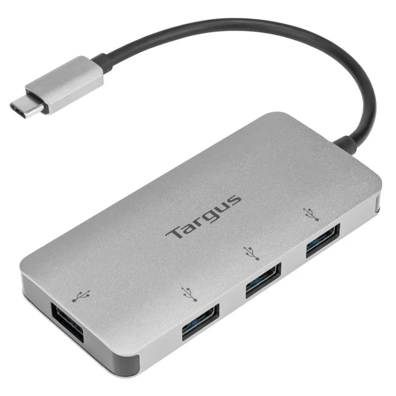 4-in-1 USB-C Port auf USB-A 3.0 Ports kompatibel mit Windows®, MacOS® und Chromebook