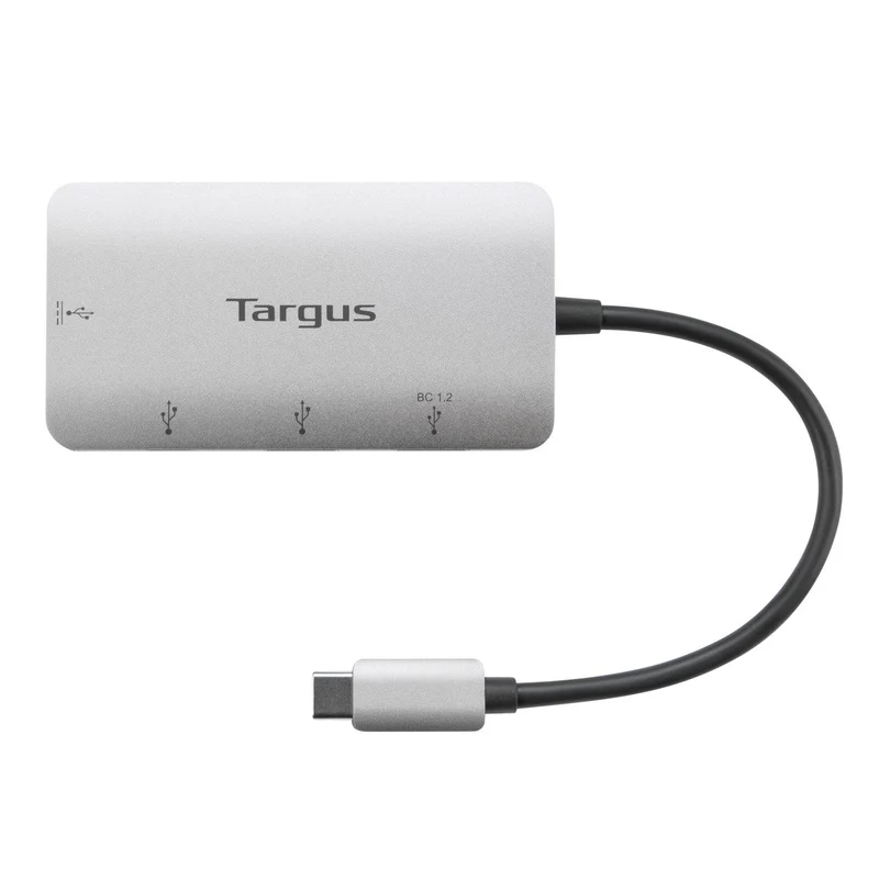 USB-C Multiport-Hub mit 2 USB-A- und 2 USB-C-Anschlüssen und 100 W PD Pass-Through