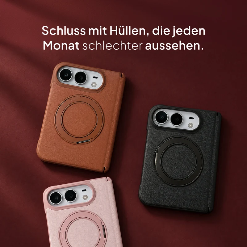 MagSafe iPhone Duo Lederhülle
