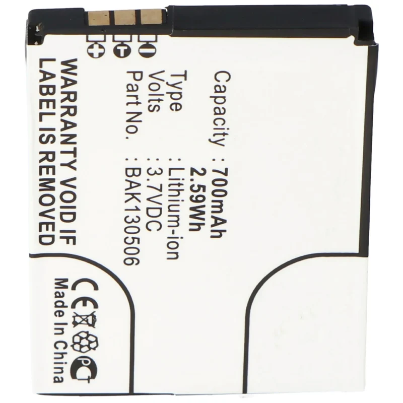 AccuCell AVM Fritz Fon M2 Nachbauakku 700mAh passend für Fritz! Fon M2 Akku FRITZ!FON C4, BAK130506, Fritz!Fon M2 Akku