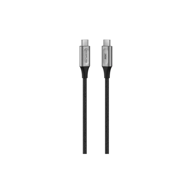 EcoFlow RAPID Pro USB-C zu USB-C Kabel (240W, Nylon)