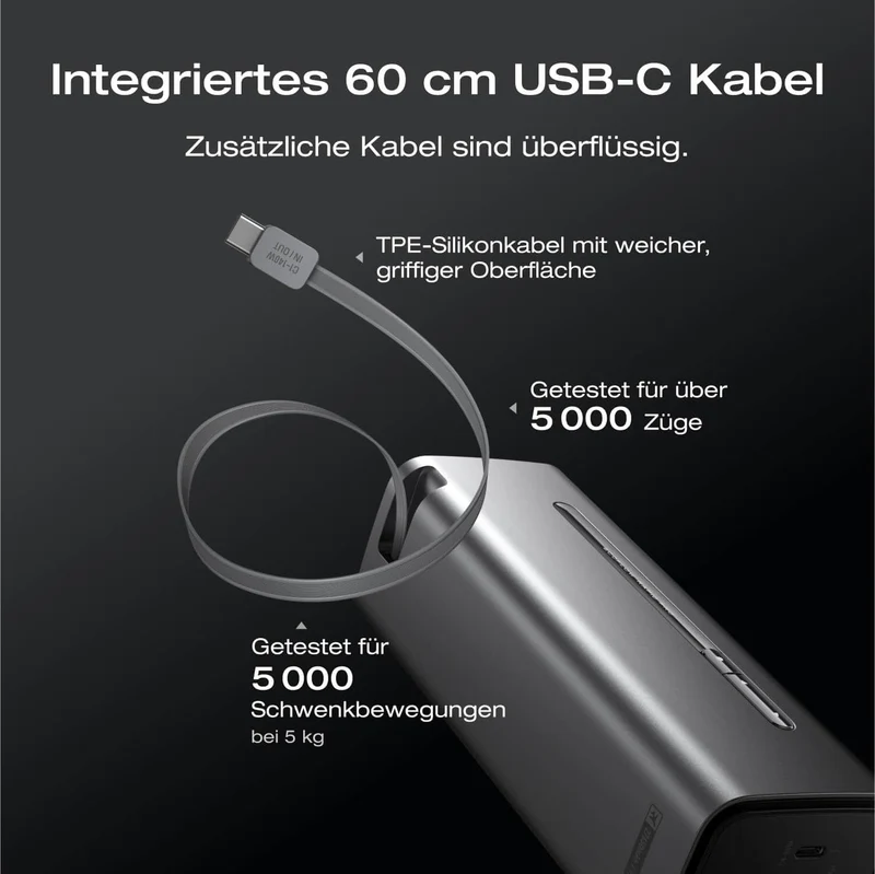 EcoFlow RAPID Pro Powerbank (27 650mAh, 300W, Integriertes 140W Kabel)